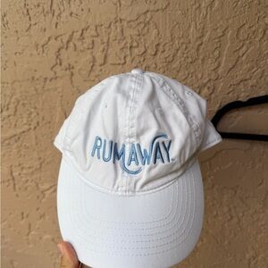 Legacy White Baseball Cap with Green Label